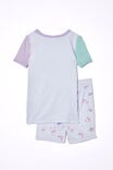Frozen Harlow Super Soft Short Sleeve Pyjama Set, LCN DIS MORNING BLUE/FROZEN HEY SIS - alternate image 3