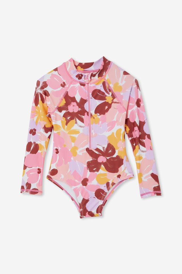 Lydia One Piece, PAINTERLY FLORAL