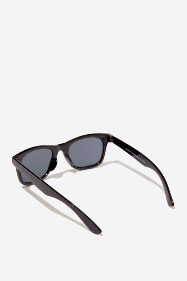 Kids Noah Square Sunglasses, BLACK/SMOKEY