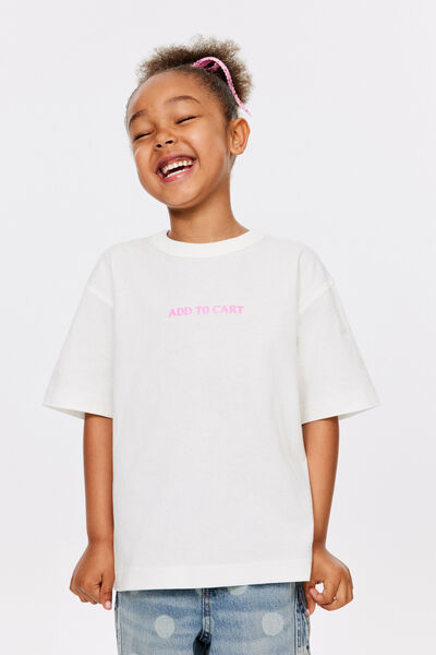 Essential Ss Tee, VANILLA/ADD TO CART