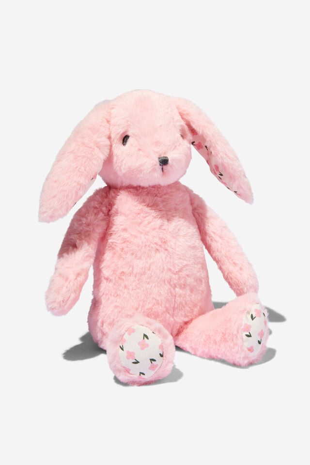 Baby Snuggle Toy, CRYSTAL PINK FLORAL/BUNNY