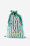 Santa Sack Family Xmas Personalised, ENGLISH IVY/SANTA STAMP - example image 2