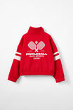 Naomi Half Zip Pullover, VARSITY RED/PICKLEBALL - alternate image 3