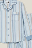 William Long Sleeve Pyjama Set, FROSTY BLUE/MULTI STRIPE - alternate image 2