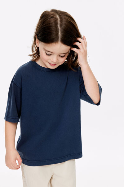 Essentials Short Sleeve Tee, SQUID INK WASH