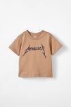 Jamie Short Sleeve Graphic Print Tee - License, LCN PRO TAUPY BROWN/METALLICA - alternate image 1