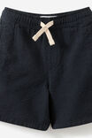 Relaxed Pull On Short, NAVY SEERSUCKER - example image 2