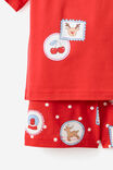 Kids Dreamdrift Family Xmas Pj Set, VARSITY RED/RUDOLPH SPOT - example image 3