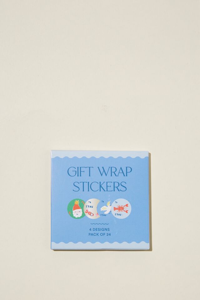 Christmas Wrap Stickers, CHRISSY TABLE