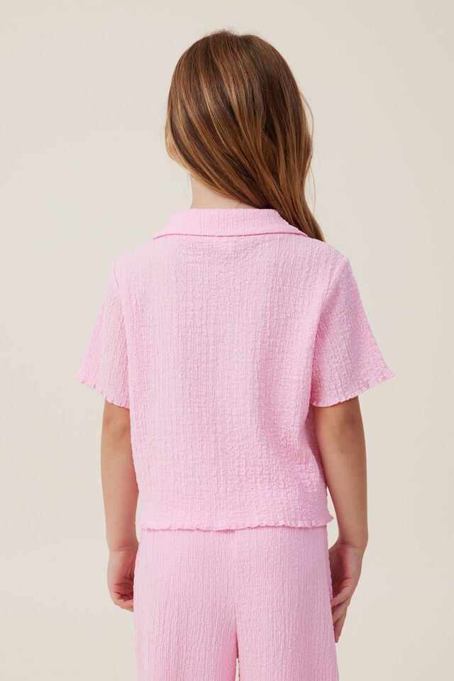 Amelie Short Sleeve Shirt, CALI PINK