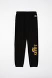 License Super Slouch Trackpant, LCN NBA BLACK/LAKERS BADGE - alternate image 3