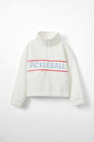 Naomi Half Zip Pullover, VANILLA/PICKLEBALL - alternate image 1