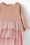 Coco Shimmer Tulle Dress, BLUSH SHIMMER - alternate image 2