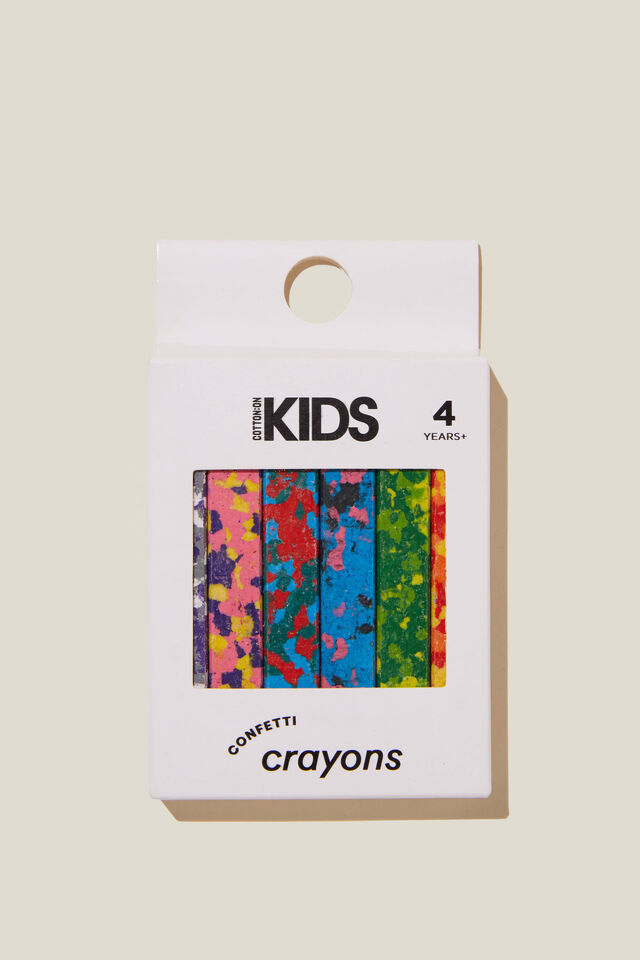 Kids Mixed Crayons, RAINBOW MULTI