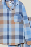 Wilson Long Sleeve Pyjama Set, FROSTY BLUE/WINTER S CHECK - alternate image 2