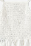 Shirred Tank Top, VANILLA - example image 3
