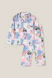Laila Long Sleeve Pyjama Set Licensed, LCN BLU ZEPHYR/BLUEY PATCHWORK - alternate image 1