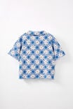 Amelie Short Sleeve Shirt, DUSK BLUE/SANDY FLORAL - alternate image 3