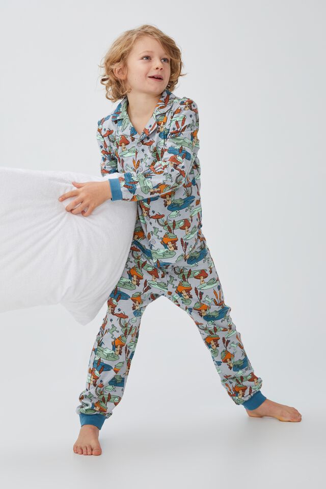 William Long Sleeve Pyjama Set, FROG HOTEL