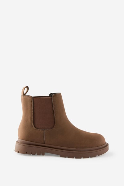 Kids Stretch Gusset Boot, ROCKY ROAD