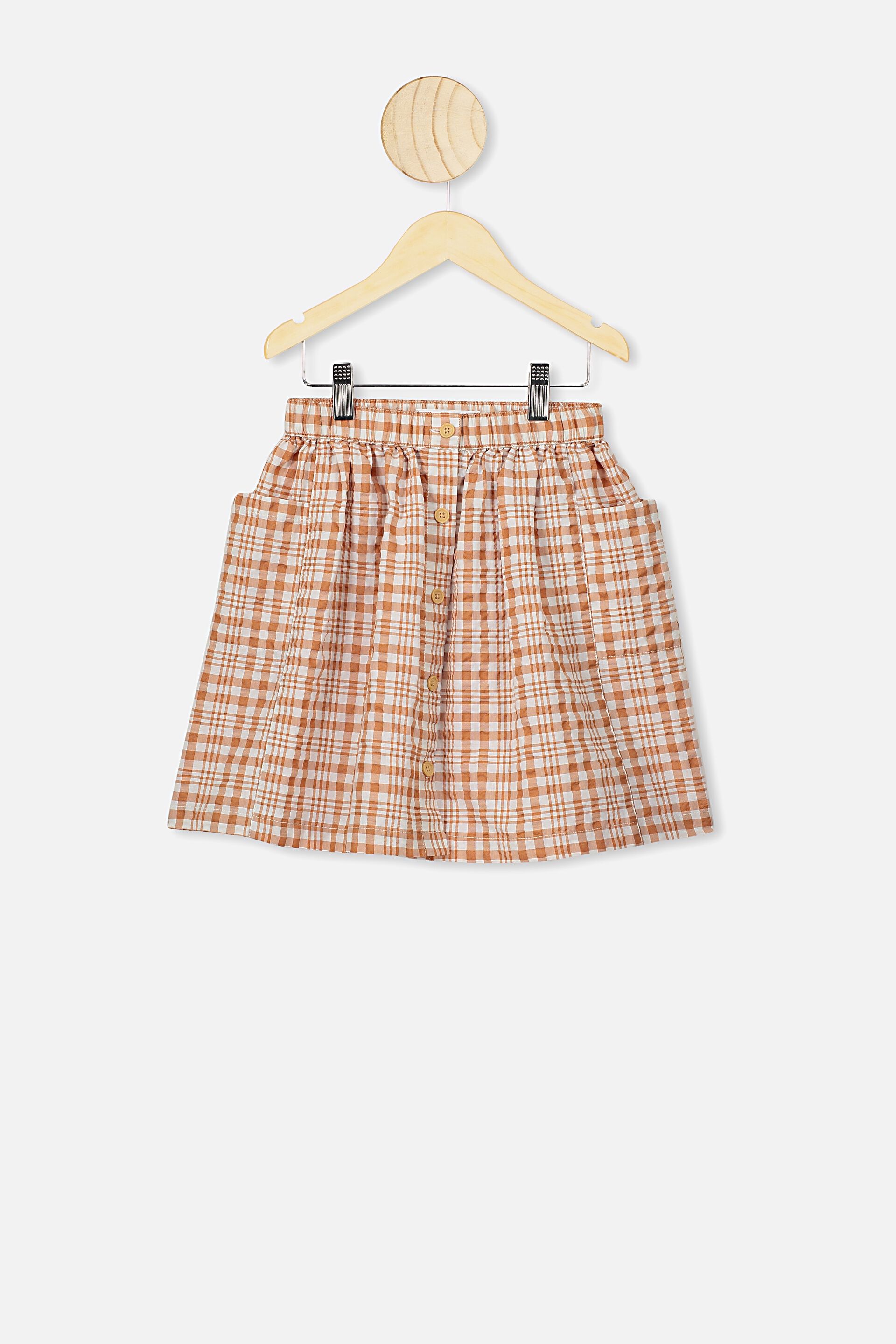 brown skirt cotton on