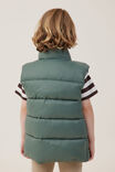 Lenny Longline Puffer Vest, SWAG GREEN CORE - vista alternativa 3