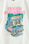 Essential Short Sleeve Graphic Tee, VANILLA/FRESH FLOWERS - example image 2