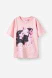 License Drop Shoulder Short Sleeve Tee, LCN MAT BARBIE WORLD TOUR/BLUSH PINK - alternate image 1