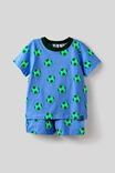 Dreamdrift Short Sleeve Pj Set, CLOUD BLUE/SOCCER GLOW - example image 2