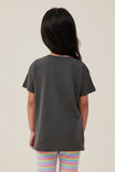 Camiseta - Poppy Short Sleeve Print Tee, PHANTOM/WATCHING THE FLOWERS GROW - vista alternativa 3