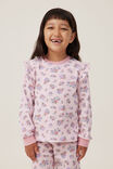 Fiona Long Sleeve Pyjama Set, BLUSH/AVA DITSY FLORAL - alternate image 1
