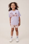 Camiseta - Barbie License Drop Shoulder Short Sleeve Tee, LCN MAT BARBIE SPARKLE LOGO/LILAC DROP - vista alternativa 2