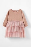 Coco Shimmer Tulle Dress, BLUSH SHIMMER - alternate image 1