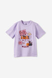 Essential Short Sleeve Graphic Tee, VINTAGE LILAC/CLAW CUTIE - example image 2