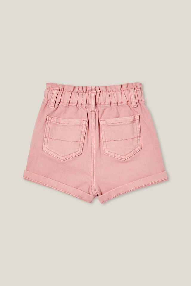 Anna Paperbag Relaxed Short, ZEPHYR WASH