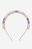 Luxe Headband, OPALESCENT PASTEL GEMMIES - alternate image 1