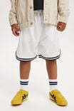 Braxton Basketball Short, WHITE - alternate image 1