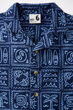 Cabana Short Sleeve Shirt, IN THE NAVY/DUSK BLUE MEDI COAST - alternate image 2