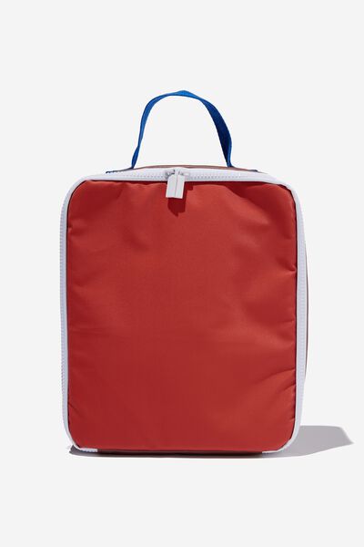 Back To It Lunch Bag, RED ORANGE
