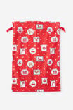 Santa Sack Family Xmas, VARSITY RED/RUDOLPH SPOT - example image 3