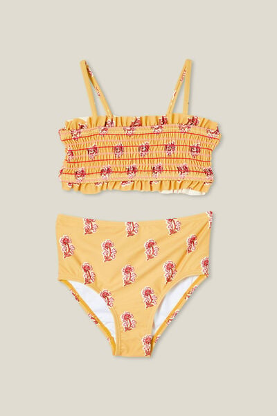 Elsie Bikini, RAFFIA/FLORA FLOWER STAMP