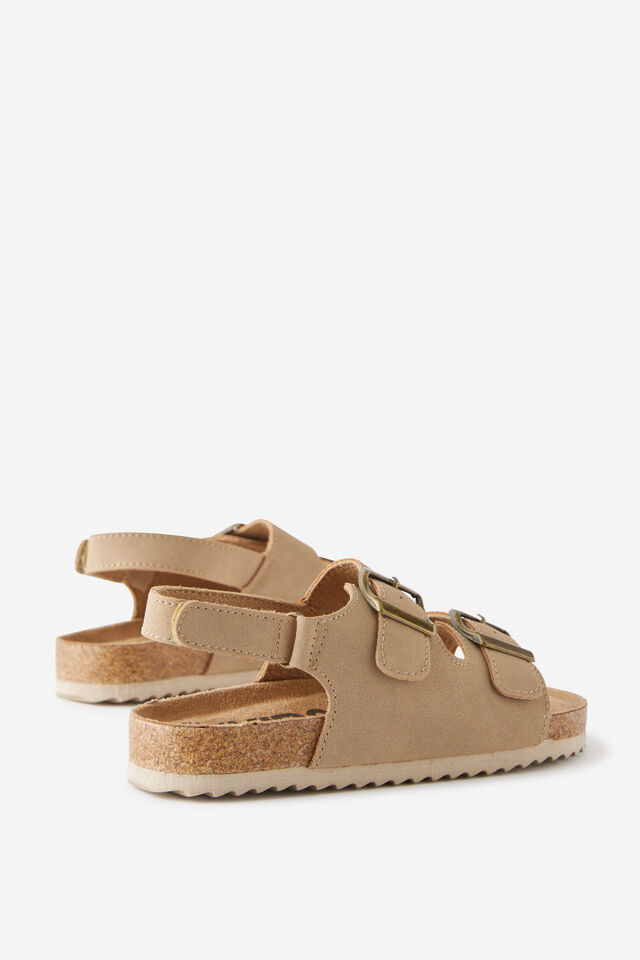 Kids Double Buckle Sandal, SEMOLINA