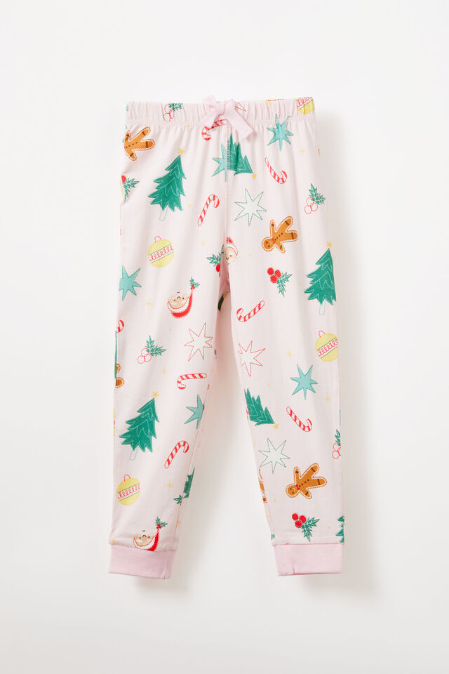 Ava Long Sleeve Pyjama Set, BALLERINA/MERRY AND BRIGHT