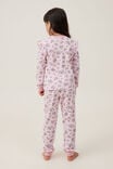 Fiona Long Sleeve Pyjama Set, BLUSH/AVA DITSY FLORAL - alternate image 3