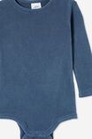 Macacão - The Long Sleeve Rib Bubbysuit, PETTY BLUE WASH - vista alternativa 2