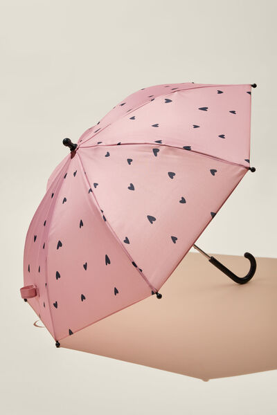 Kids Rainy Day Umbrella, ZEPHYR/DITSY HEARTS