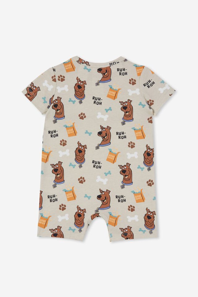 The Short Sleeve Romper License, LCN WB RAINY DAY/SCOOBY DOO SNACK TIME