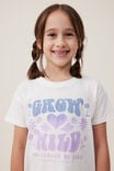 Camiseta - Poppy Short Sleeve Print Tee, VANILLA/DUSK BLUE GROW WILD - vista alternativa 4