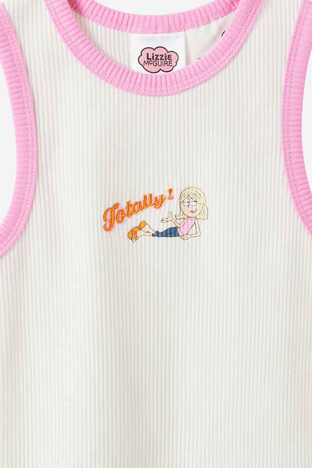 Lizzie McGuire Disney Tank, LCN DIS VANILLA/LIZZIE MCGUIRE