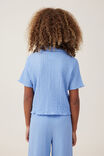 Amelie Short Sleeve Shirt, DUSK BLUE - alternate image 3